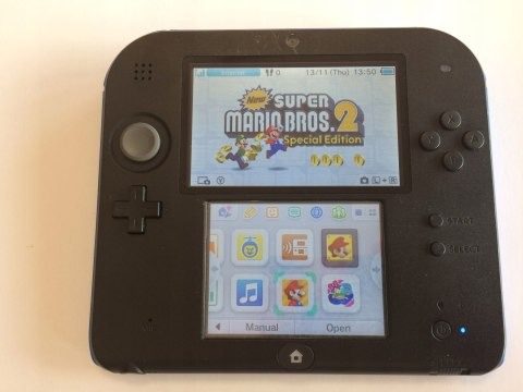 KONSOLA NINTENDO 2DS + GRA NEW SUPER MARIO BROS 1 i 2 :)