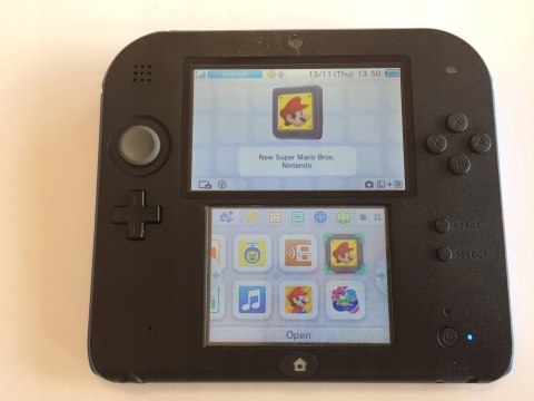 KONSOLA NINTENDO 2DS + GRA NEW SUPER MARIO BROS 1 i 2 :)