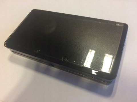 KONSOLA NINTENDO 3DS CZARNA + ŁADOWARKA + RYSIK + KARTA PAMIĘCI