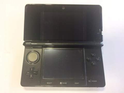 KONSOLA NINTENDO 3DS CZARNA + ŁADOWARKA + RYSIK + NEW SUPER MARIO BROS 2