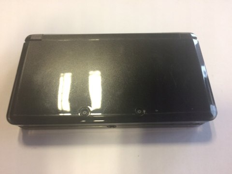KONSOLA NINTENDO 3DS CZARNA + ŁADOWARKA + RYSIK + NEW SUPER MARIO BROS 2