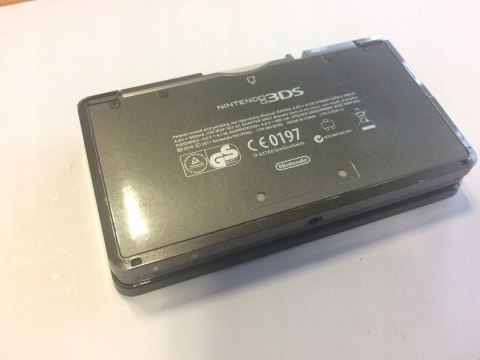 KONSOLA NINTENDO 3DS CZARNA + ŁADOWARKA + RYSIK + NEW SUPER MARIO BROS 2