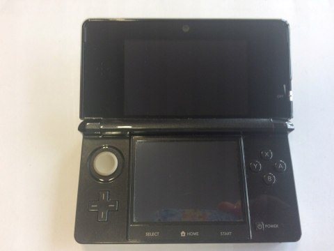 KONSOLA NINTENDO 3DS CZARNA + ŁADOWARKA + RYSIK + ZELDA OCARINA OF TIME