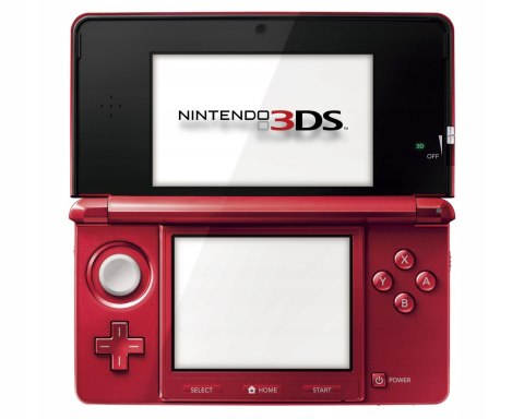 KONSOLA NINTENDO 3DS CZERWONA + ŁADOWARKA