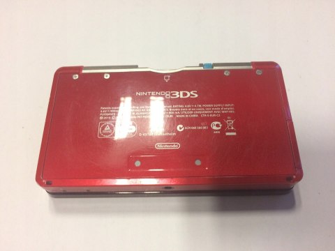KONSOLA NINTENDO 3DS CZERWONA + ŁADOWARKA