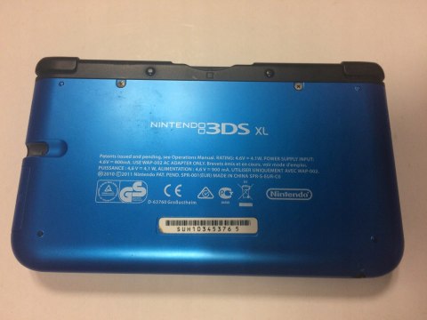 KONSOLA NINTENDO 3DS XL NIEBIESKA + USB + RYSIK + ETUI + 3 GRY