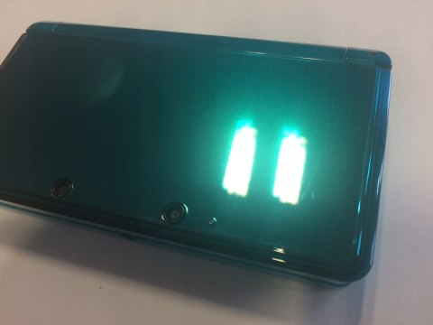 KONSOLA NINTENDO 3DS NIEBIESKA + ŁADOWARKA + PUDEŁKO + GRA ZELDA