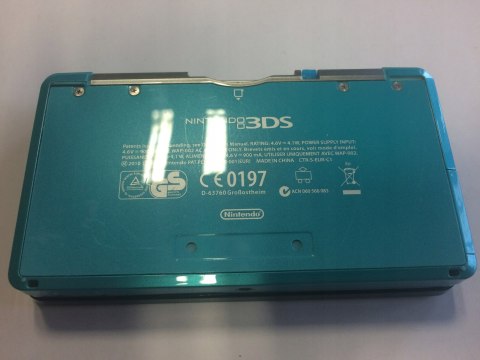 KONSOLA NINTENDO 3DS NIEBIESKA + ŁADOWARKA + PUDEŁKO + GRA ZELDA