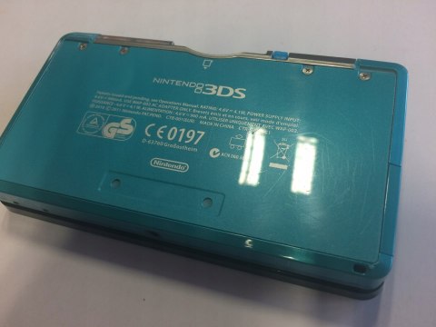 KONSOLA NINTENDO 3DS NIEBIESKA + ŁADOWARKA + PUDEŁKO + GRA ZELDA