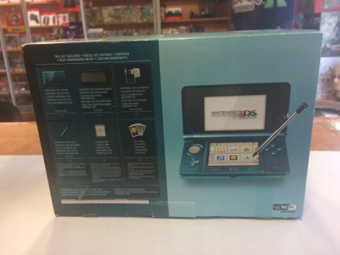 KONSOLA NINTENDO 3DS NIEBIESKA + ŁADOWARKA + PUDEŁKO + GRA ZELDA