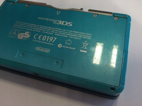 KONSOLA NINTENDO 3DS NIEBIESKA + ŁADOWARKA