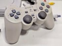 KONSOLA SONY PSX PLAYSTATION ONE + 2x DUALSHOCK + 2x KARTA PAMIĘCI + 3 GRY