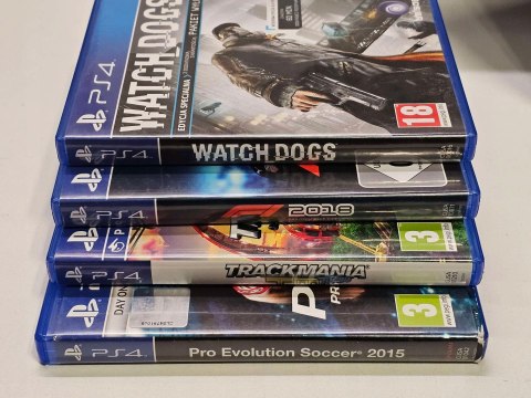 ZADBANA KONSOLA PS4 PLAYSTATION 4 SLIM 500GB 2216A + ŁADNY PAD + 4 GRY