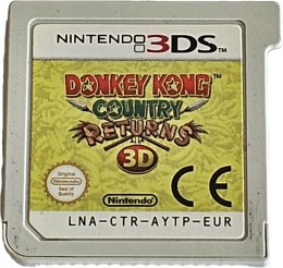 DONKEY KONG COUNTRY RETURNS 3D [NA NINTENDO 3DS] SAM CART