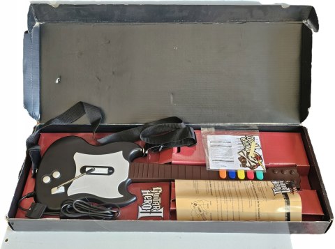 GITARA DO GUITAR HERO II GIBSON PS2 PLAYSTATION 2 - DEMO SET (BEZ GRY)
