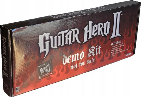 GITARA DO GUITAR HERO II GIBSON PS2 PLAYSTATION 2 - DEMO SET (BEZ GRY)