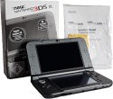 KONSOLA NEW NINTENDO 3DS XL CZARNA 2X IPS + ŁADOWARKA + RYSIK + PUDEŁKO