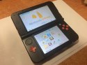 KONSOLA NEW NINTENDO 3DS XL POMARAŃCZOWO-CZARNA + RYSIK + USB + PUDEŁKO