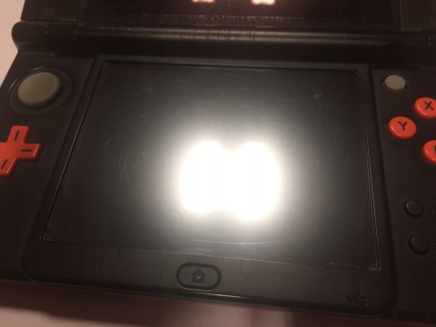 KONSOLA NEW NINTENDO 3DS XL POMARAŃCZOWO-CZARNA + RYSIK + USB + PUDEŁKO