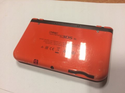 KONSOLA NEW NINTENDO 3DS XL POMARAŃCZOWO-CZARNA + RYSIK + USB + PUDEŁKO