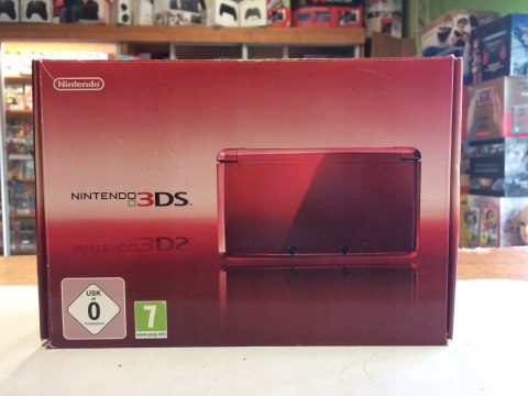 KONSOLA NINTENDO 3DS CZERWONA - PEŁEN KOMPLET W PUDEŁKU