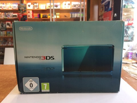 KONSOLA NINTENDO 3DS NIEBIESKA - KOMPLET W PUDEŁKU ( PRÓCZ KART PAMIĘCI )
