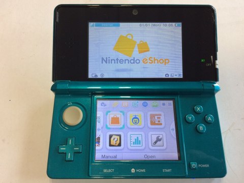 KONSOLA NINTENDO 3DS NIEBIESKA - KOMPLET W PUDEŁKU