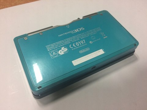 KONSOLA NINTENDO 3DS NIEBIESKA + ŁADOWARKA + PUDEŁKO + ETUI