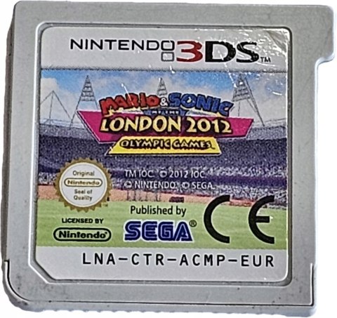 MARIO & SONIC AT THE LONDON 2012 OLYMPIC GAMES [NA NINTENDO 3DS] SAM CART