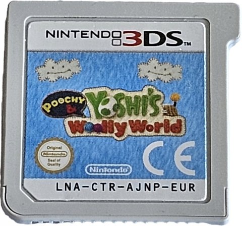 POOCHY & YOSHI'S WOOLLY WORLD [NA NINTENDO 3DS] SAM CART