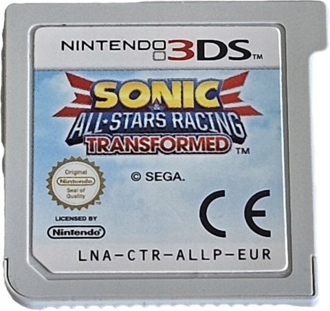 SONIC ALL-STARS RACING TRANSFORMED [NA NINTENDO 3DS] SAM CART