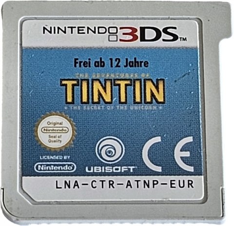 TINTIN [NA NINTENDO 3DS] SAM CART