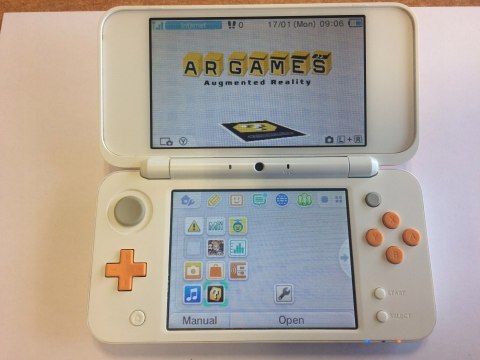 KONSOLA NEW NINTENDO 2DS XL BIAŁO-POMARAŃCZKOWA + USB + RYSIK + ETUI