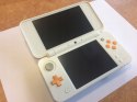 KONSOLA NEW NINTENDO 2DS XL BIAŁO-POMARAŃCZKOWA + USB + RYSIK + ETUI