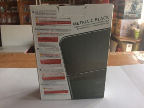 KONSOLA NEW NINTENDO 3DS XL CZARNA IPS + ŁADOWARKA + PUDEŁKO