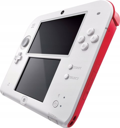 KONSOLA NINTENDO 2DS + KARTA PAMIĘCI + ŁADOWARKA + RYSIK