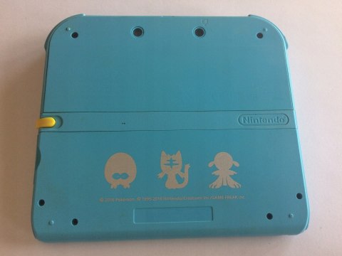 KONSOLA NINTENDO 2DS LIMITOWANA EDYCJA POKEMON + GRA POKEMON SUN + ŁAD