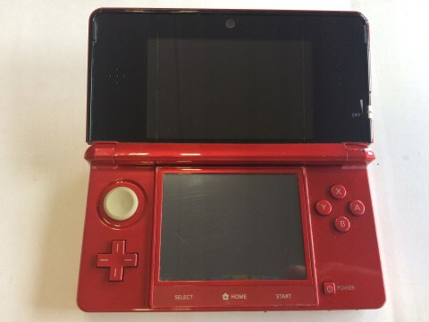 KONSOLA NINTENDO 3DS CZERWONA + 2 GRY MARIO + ŁADOWARKA