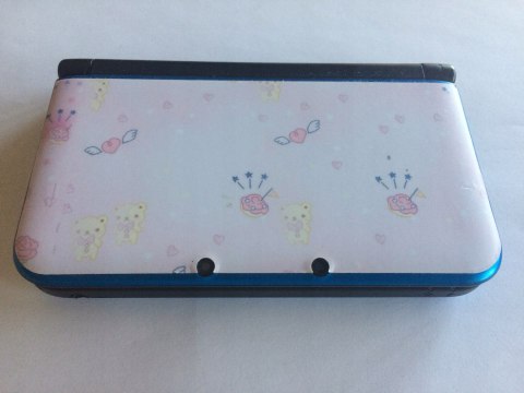 KONSOLA NINTENDO 3DS XL NIEBIESKA + ŁADOWARKA + RYSIK + KARTA PAMIĘCI