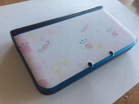 KONSOLA NINTENDO 3DS XL NIEBIESKA + ŁADOWARKA + RYSIK + KARTA PAMIĘCI
