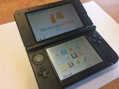 KONSOLA NINTENDO 3DS XL NIEBIESKA + ŁADOWARKA + RYSIK + PUDEŁKO