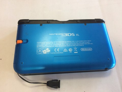 KONSOLA NINTENDO 3DS XL NIEBIESKA + USB + RYSIK + ETUI