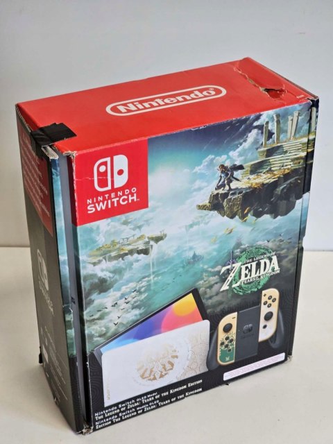 KONSOLA NINTENDO SWITCH OLED ZELDA TOTK EDITION + KARTA 128 GB