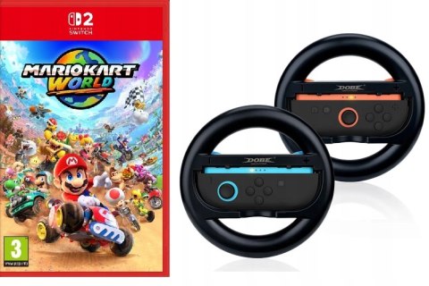 MARIO KART WORLD + DWIE KIEROWNICE [NS2] NINTENDO SWITCH 2