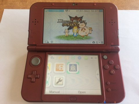NEW NINTENDO 3DS XL MONSTER HUNTER LIMITED + GRA