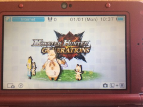 NEW NINTENDO 3DS XL MONSTER HUNTER LIMITED + GRA