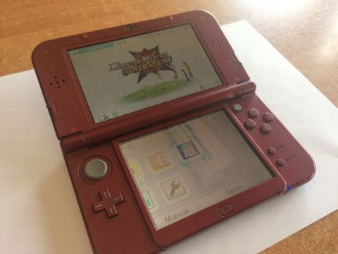 NEW NINTENDO 3DS XL MONSTER HUNTER LIMITED + GRA