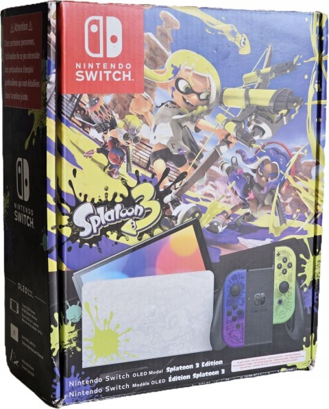 ZADBANA KONSOLA NINTENDO SWITCH OLED 64GB SPLATOON 3 LIMITED EDITION