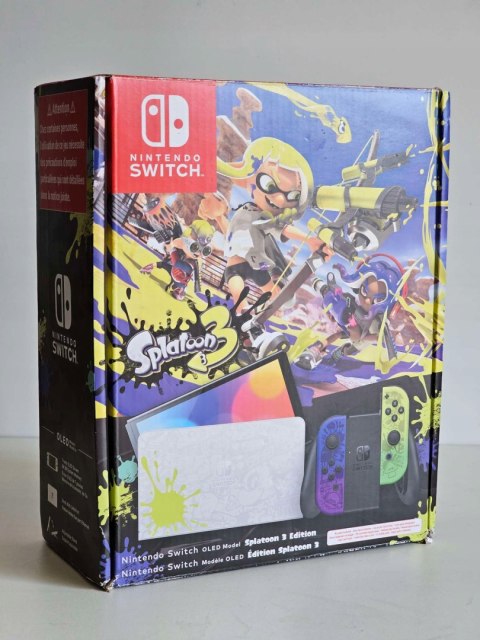 ZADBANA KONSOLA NINTENDO SWITCH OLED 64GB SPLATOON 3 LIMITED EDITION