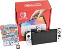 ZADBANA KONSOLA NINTENDO SWITCH OLED BIAŁA KOMEPLT + FIFA + SPORTS